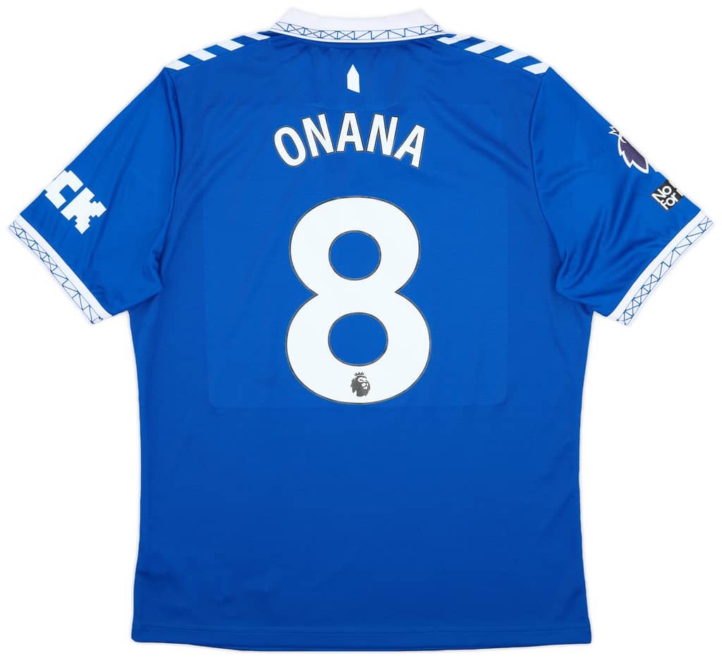 2023-24 Everton Match Issue Home Shirt Onana #8