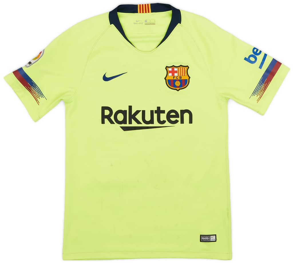 2018-19 Barcelona Away Shirt Messi #10 - 6/10 - (S)
