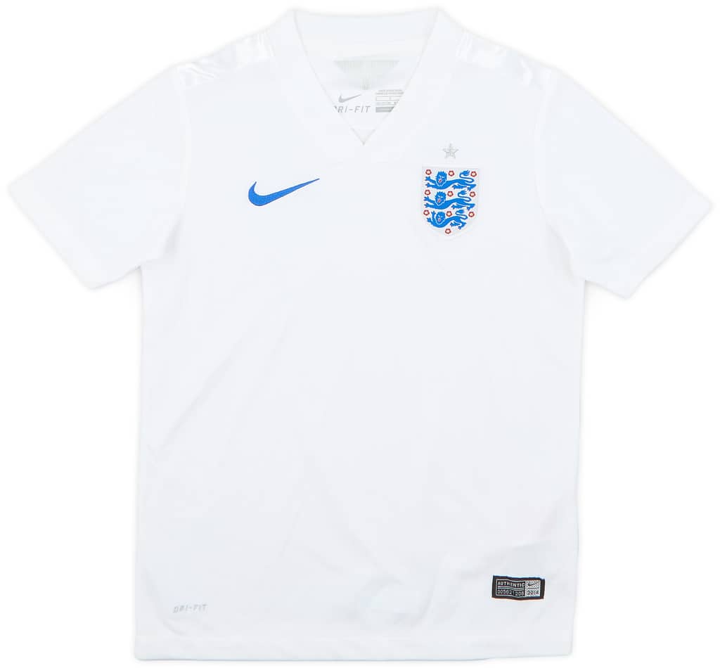 2014-15 England Home Shirt - 8/10 - (S.Boys)