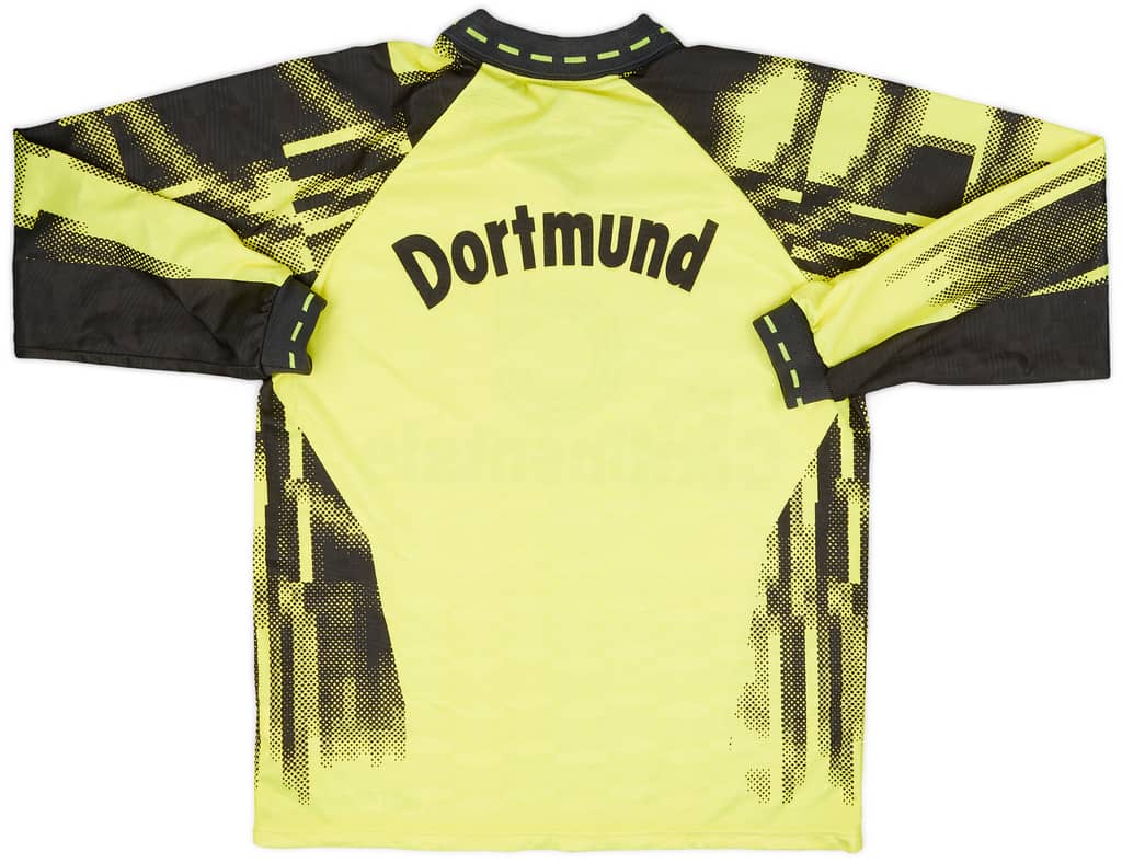 1992-93 Borussia Dortmund Home L/S Shirt - 8/10 - (M)