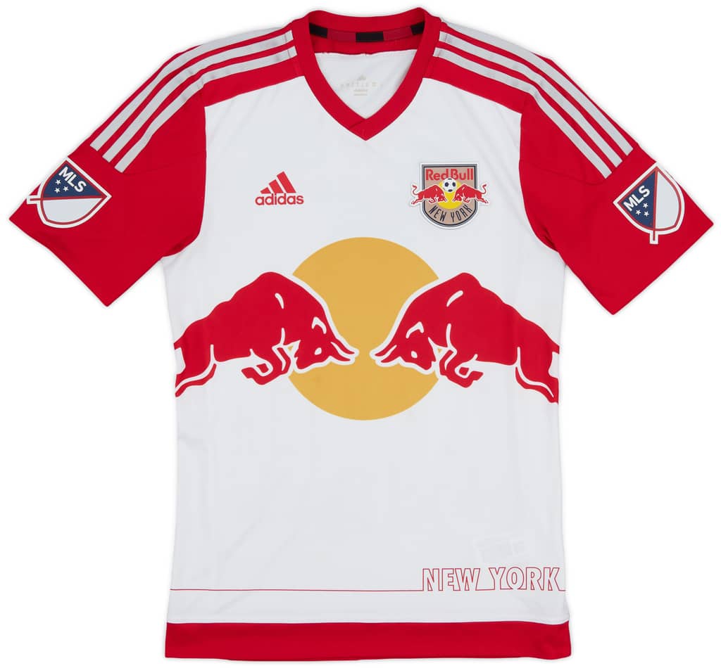 2015-16 New York Red Bulls Authentic Home Shirt - 8/10 - (S)
