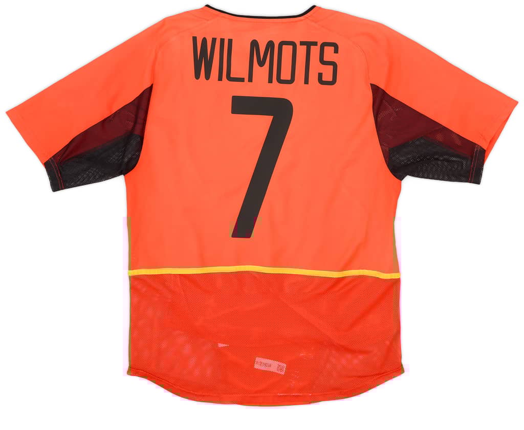 2002-04 Belgium Authentic Home Shirt Wilmots #7 - 6/10 - (S)