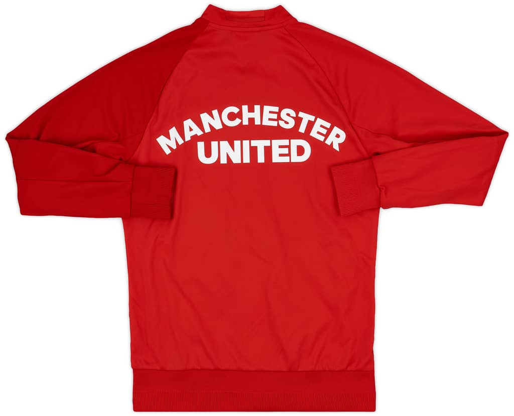 2016-17 Manchester United adidas Track Jacket - 8/10 - (M)
