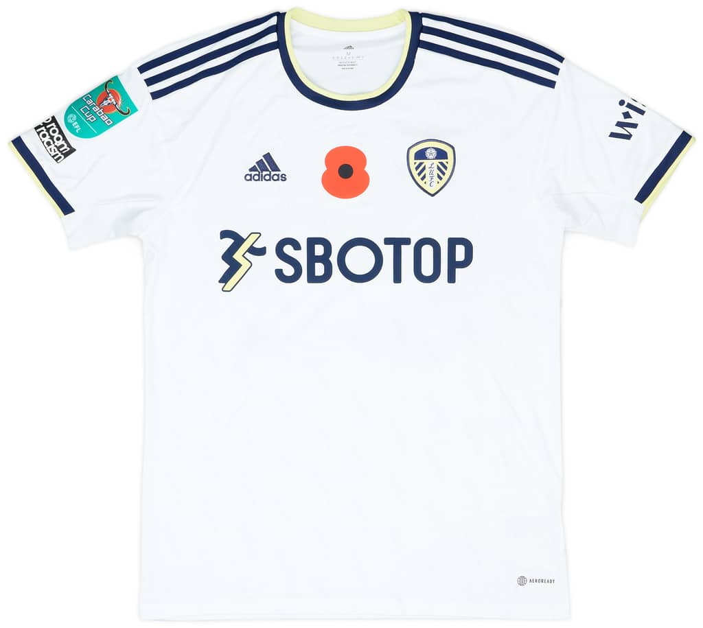 2022-23 Leeds Match Issue Carabao Cup Home Shirt Kristensen #25