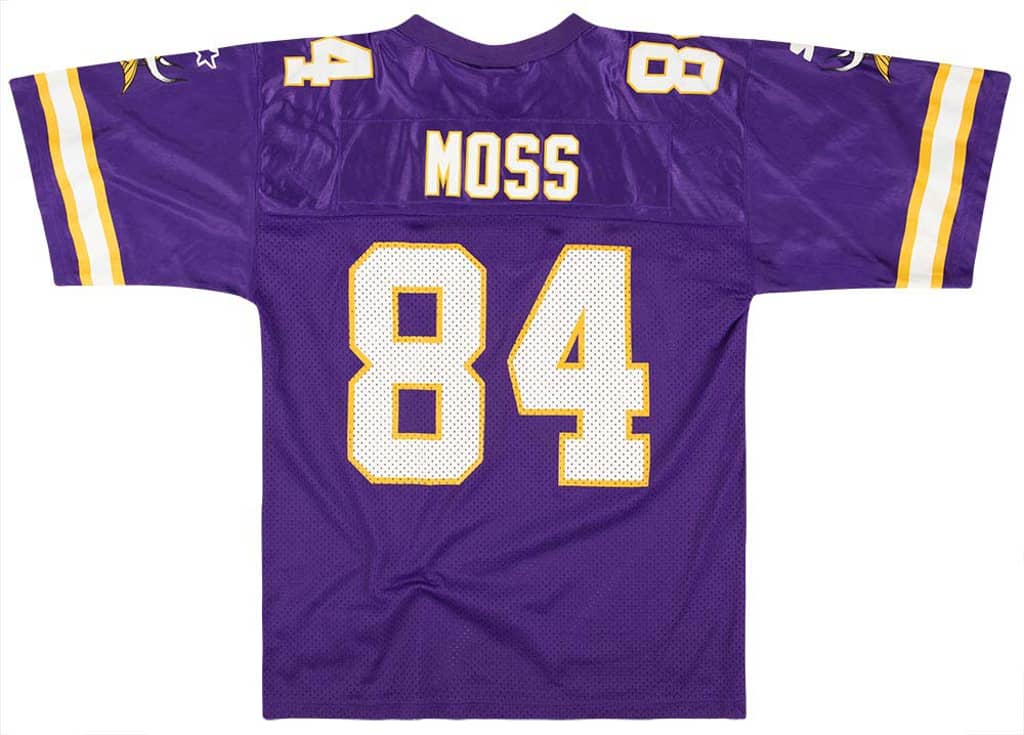 1998 Minnesota Vikings Moss #84 Starter Jersey (Home) XL