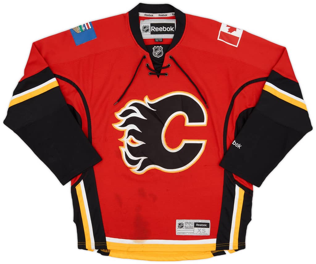 2011-17 Calgary Flames Reebok Home Jersey - 4/10 - (XS)