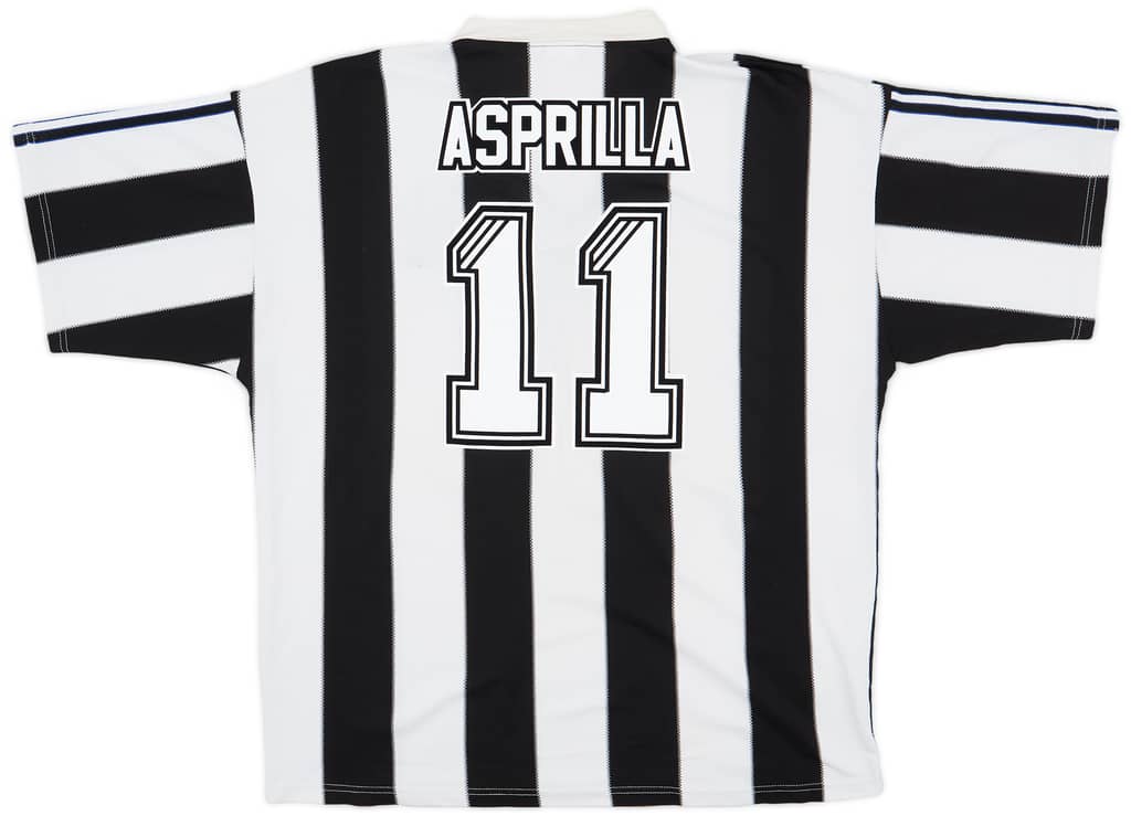 1995-97 Newcastle Home Shirt Asprilla #11 - 5/10 - (XXL)
