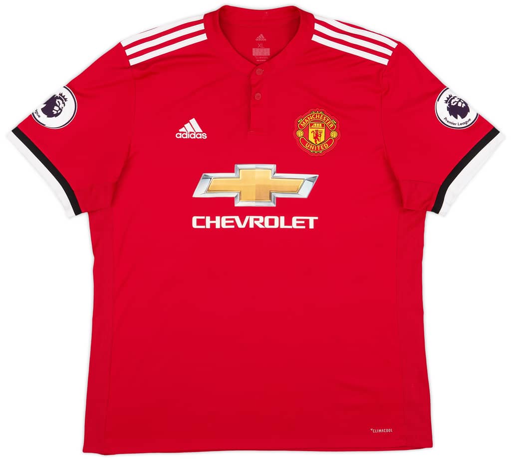 2017-18 Manchester United Home Shirt Mata #8 - 9/10 - (XL)