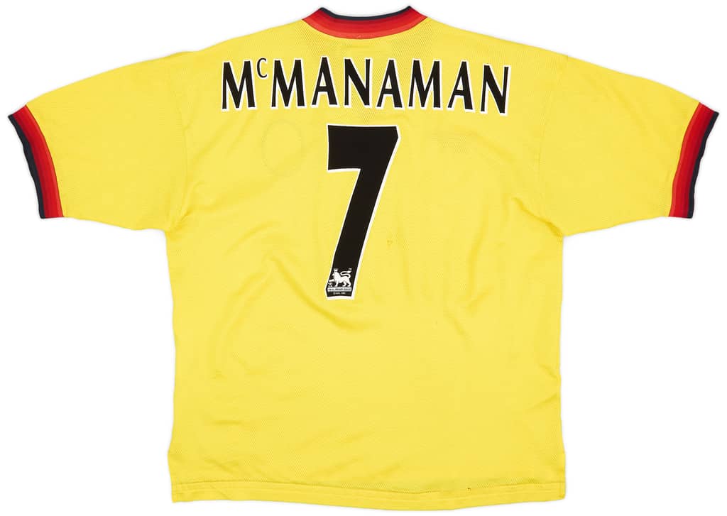 1997-99 Liverpool Away Shirt McManaman #7 - 5/10 - (L)