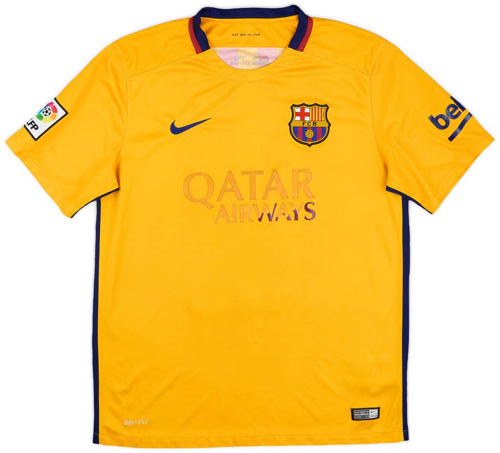 2015-16 Barcelona Away Shirt - 4/10 - (L)