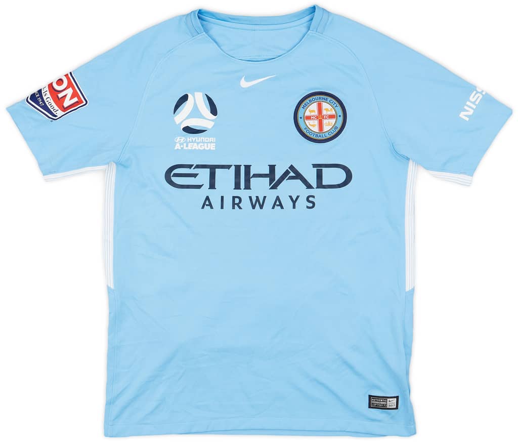 2017-18 Melbourne City Home Shirt - 8/10 - (XL)