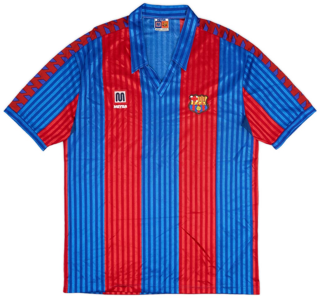 1989-92 Barcelona Home Shirt - 8/10 - (XXL)