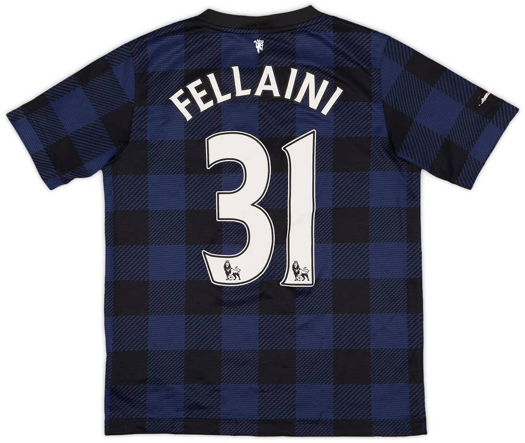 2013-14 Manchester United Away Shirt Fellani #31 - 6/10 - (L.Boys)