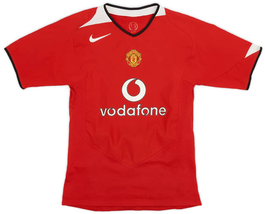 2004-06 Manchester United Home Shirt - 6/10 - (L.Boys)