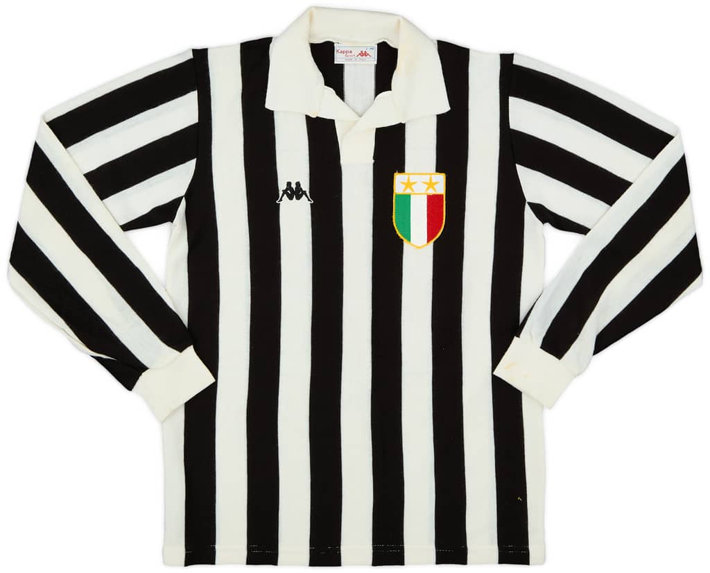 1984-85 Juventus Home L/S Shirt - 9/10 - (XL)
