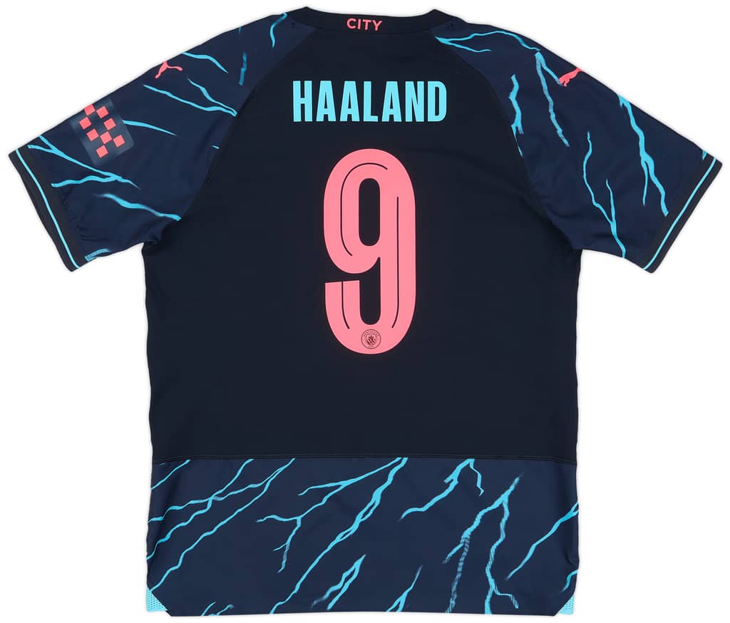 2023-24 Manchester City Player Issue Third European Shirt Haaland #9