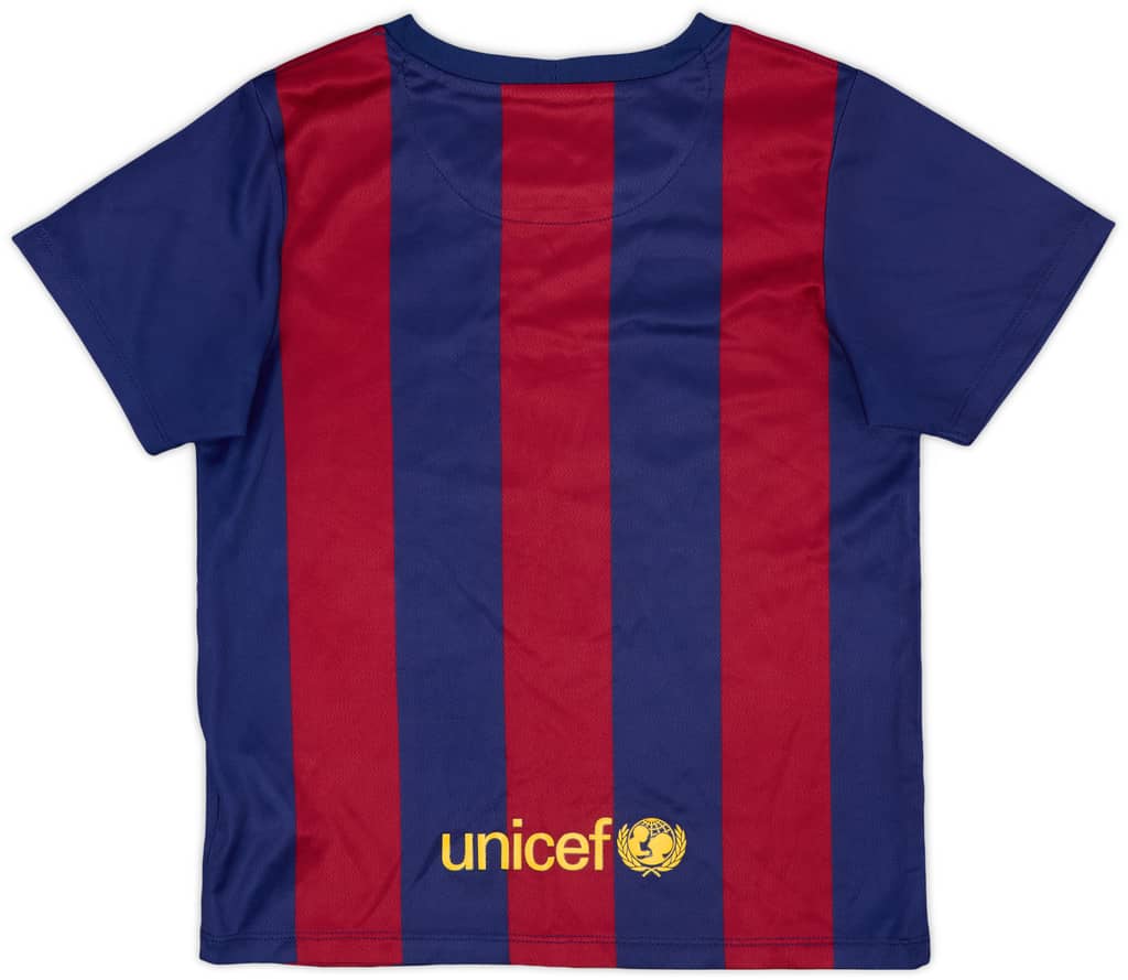 2014-15 Barcelona Home Shirt - 8/10 - (5-6 Years)