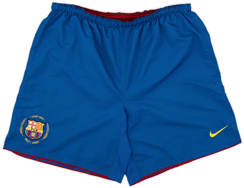 2007-08 Barcelona Home Shorts - 7/10 - (L)