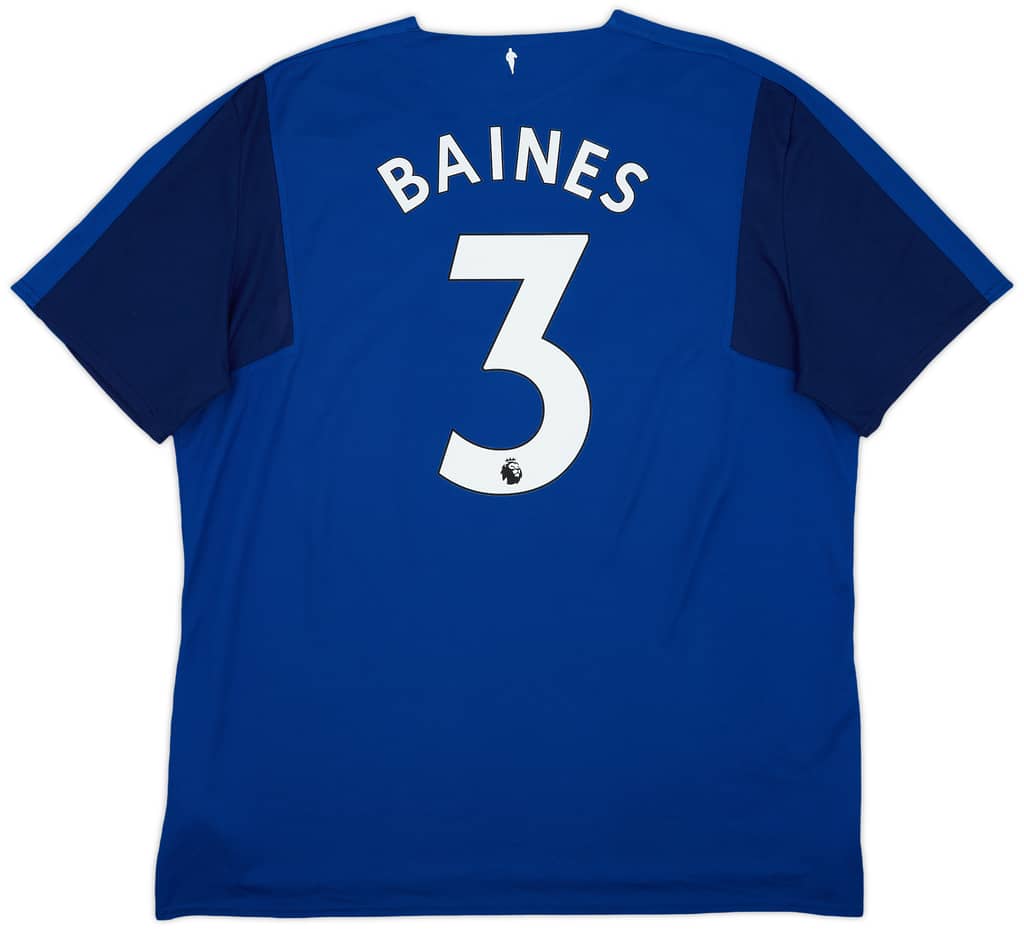 2017-18 Everton Home Shirt Baines #3 - 9/10 - (XXL)