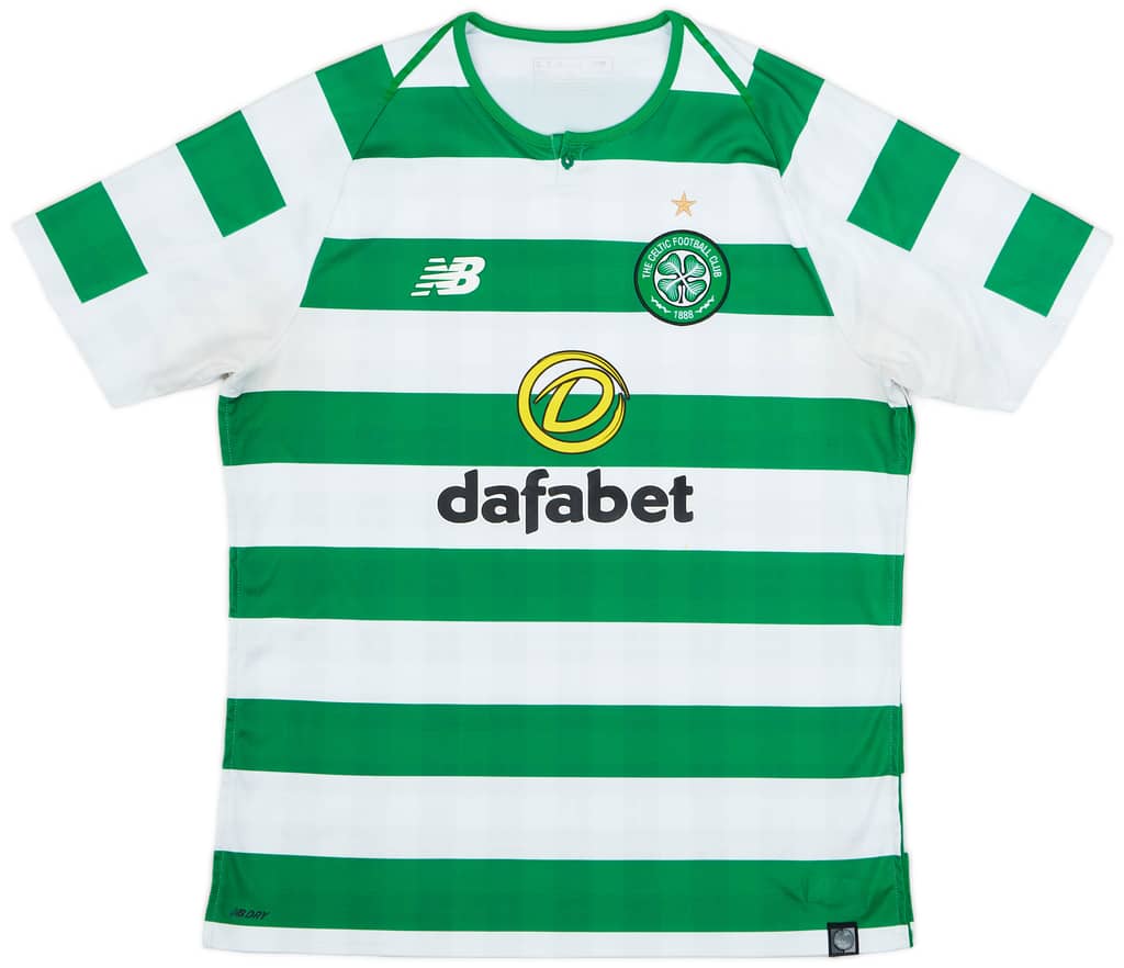 2018-19 Celtic Home Shirt - 7/10 - (M)