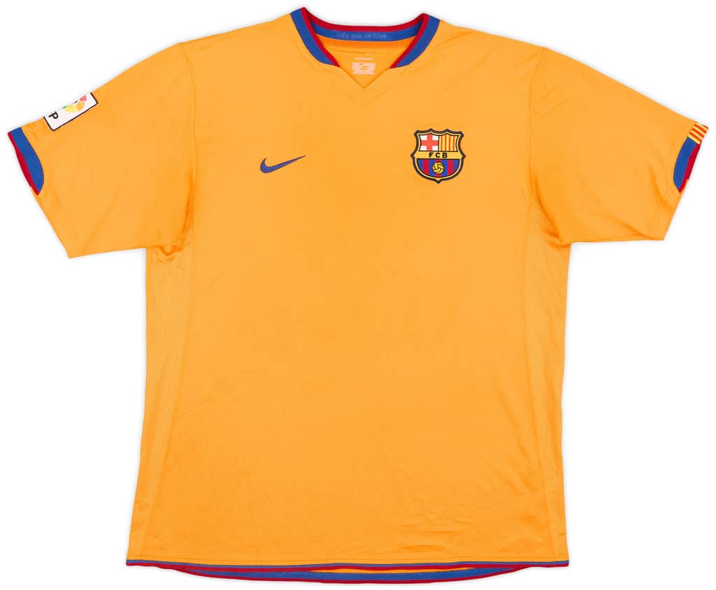 2006-08 Barcelona Away Shirt #20 - 4/10 - (L)