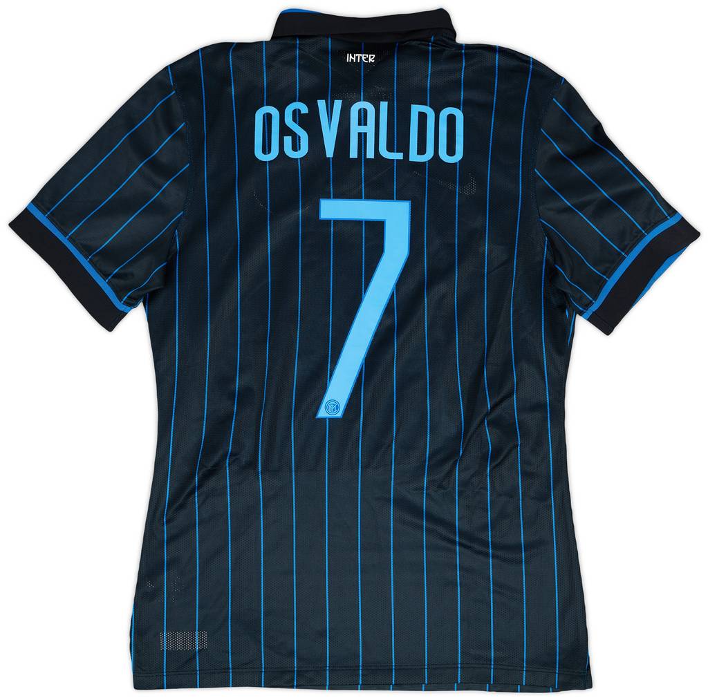 2014-15 Inter Milan Match Issue Home Shirt Osvaldo #7