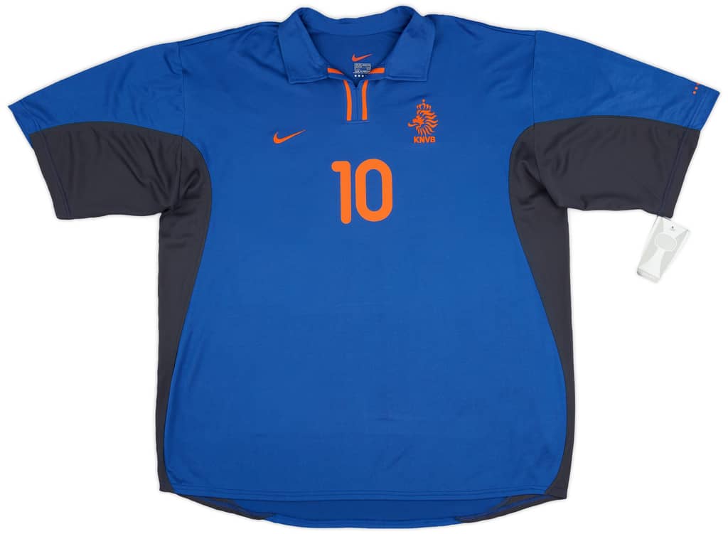 2000-02 Netherlands Away Shirt Bergkamp #10 (XXL)