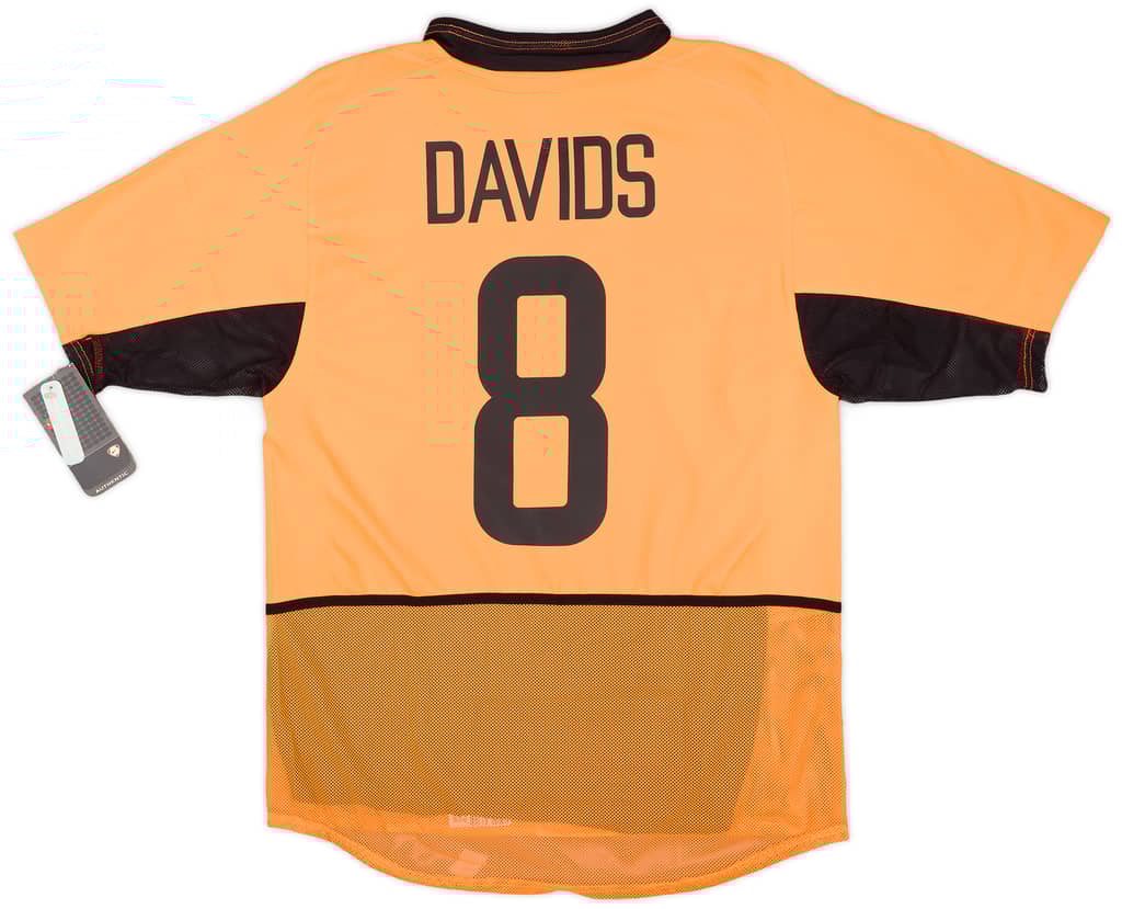2002-04 Netherlands Player Issue Home Shirt Davids #8 (M)