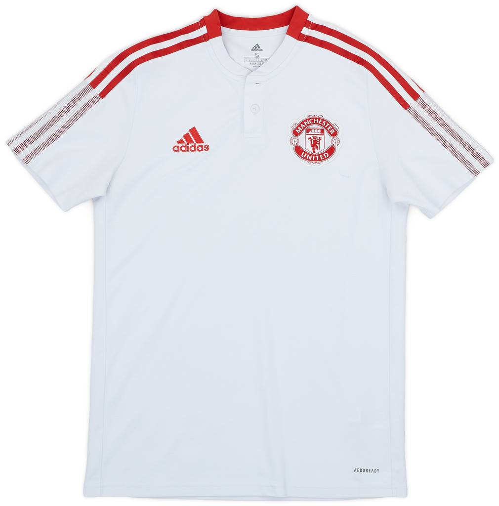 2021-22 Manchester United adidas Polo Shirt - 7/10 - (S)