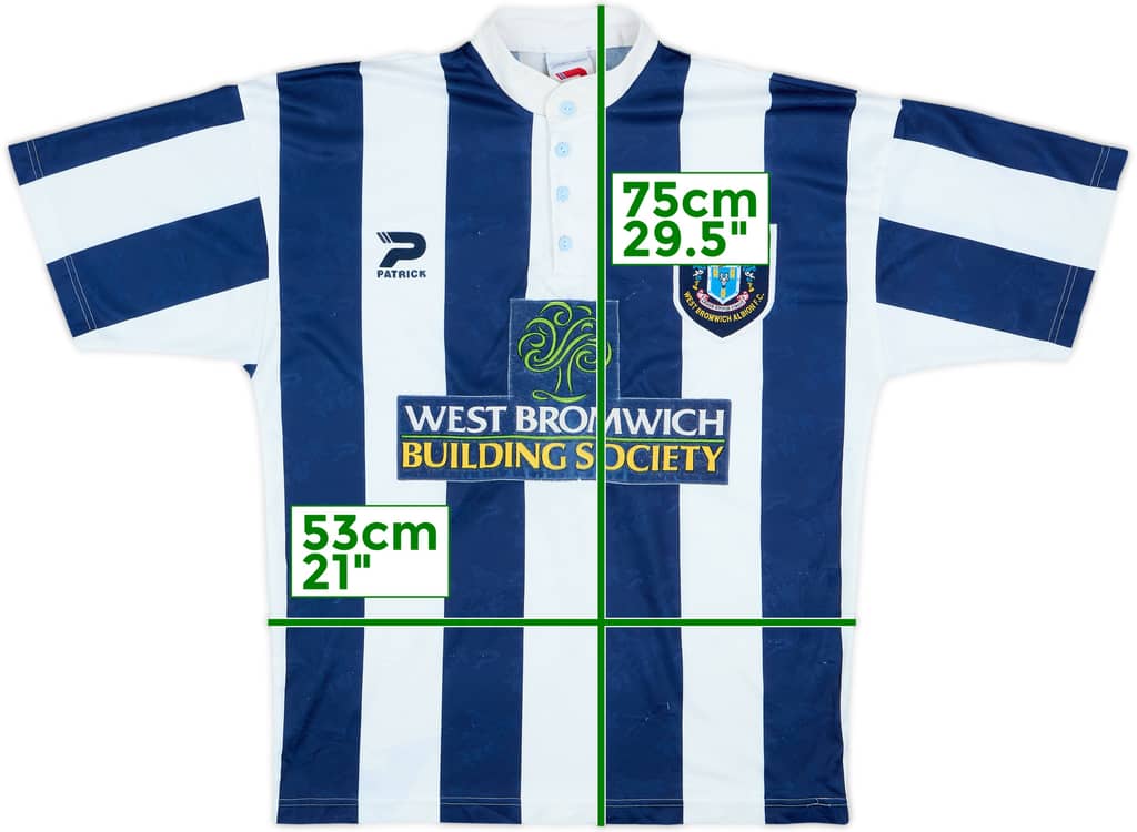 1997-98 West Brom Home Shirt - 7/10 - (L)