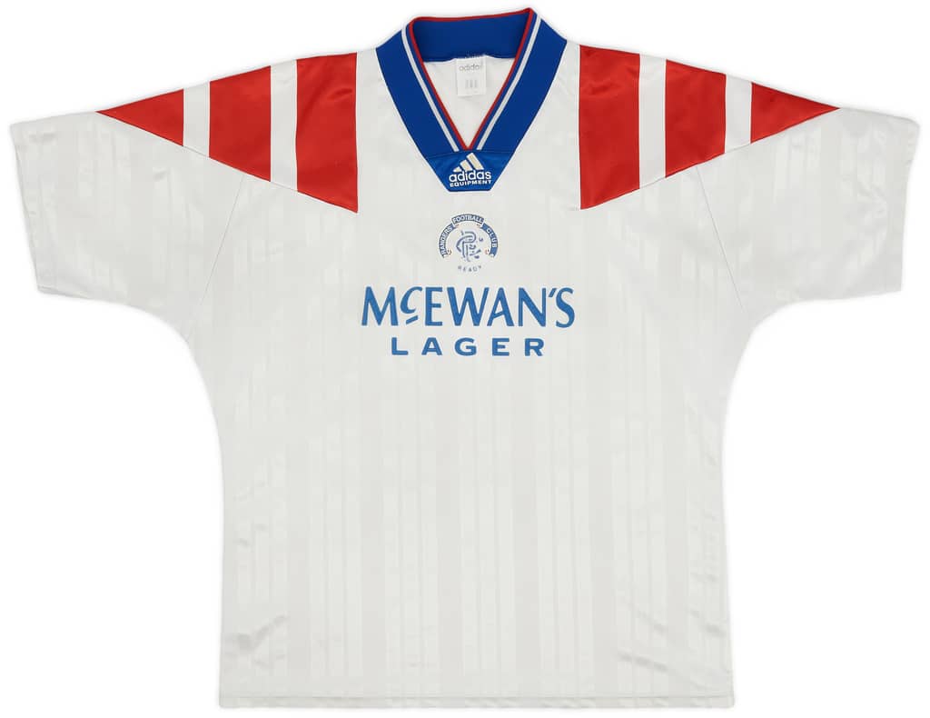 1992-93 Rangers Away Shirt - 7/10 - (L/XL)