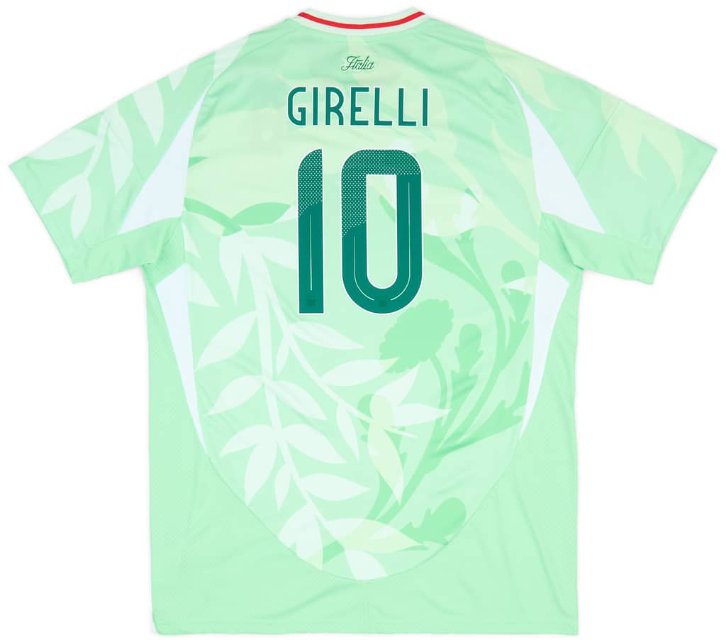2025-26 Italy Women's Away Shirt Girelli #10 (Unisex Fit) 