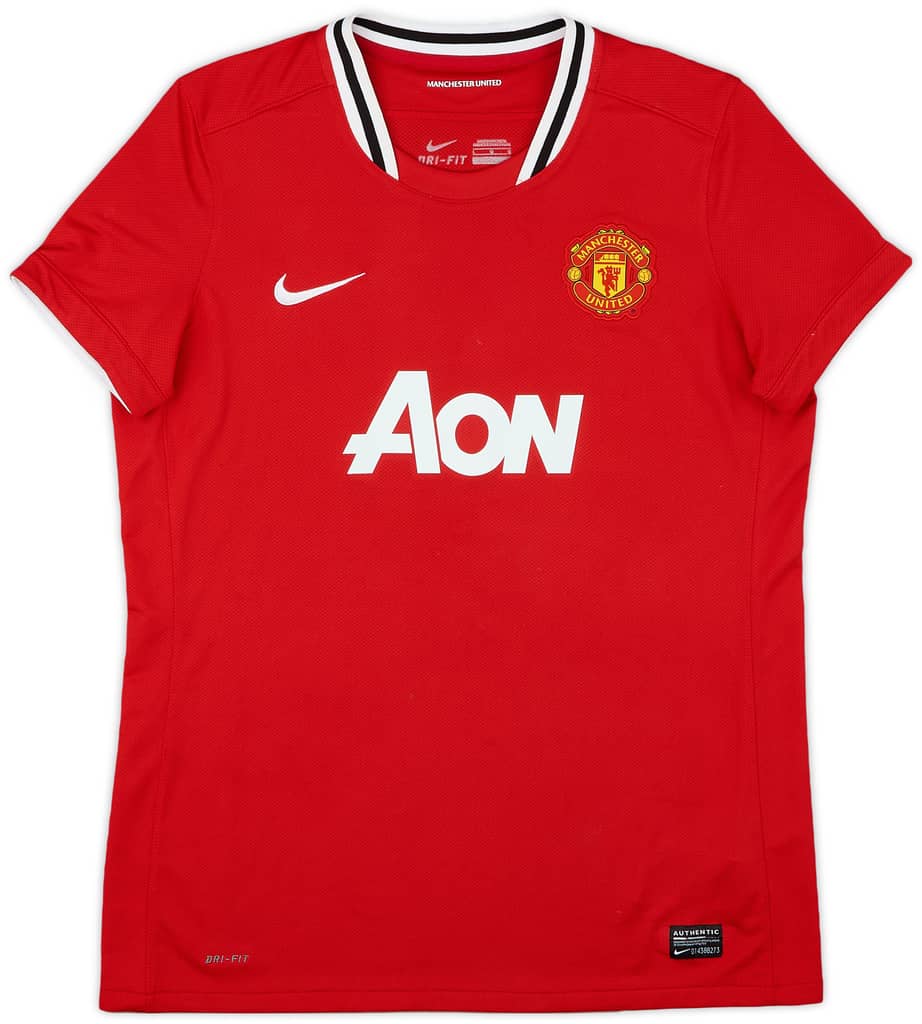 2011-12 Manchester United Home Shirt - 7/10 - (Women's L)