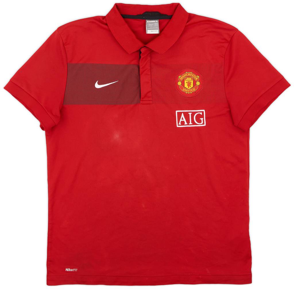 2009-10 Manchester United Nike Polo Shirt - 6/10 - (L)