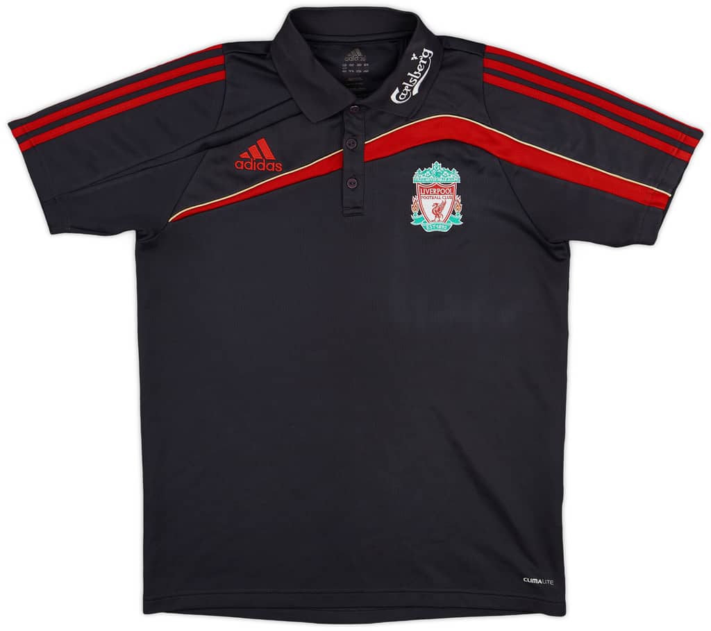 2009-10 Liverpool adidas Polo Shirt - 9/10 - (M)