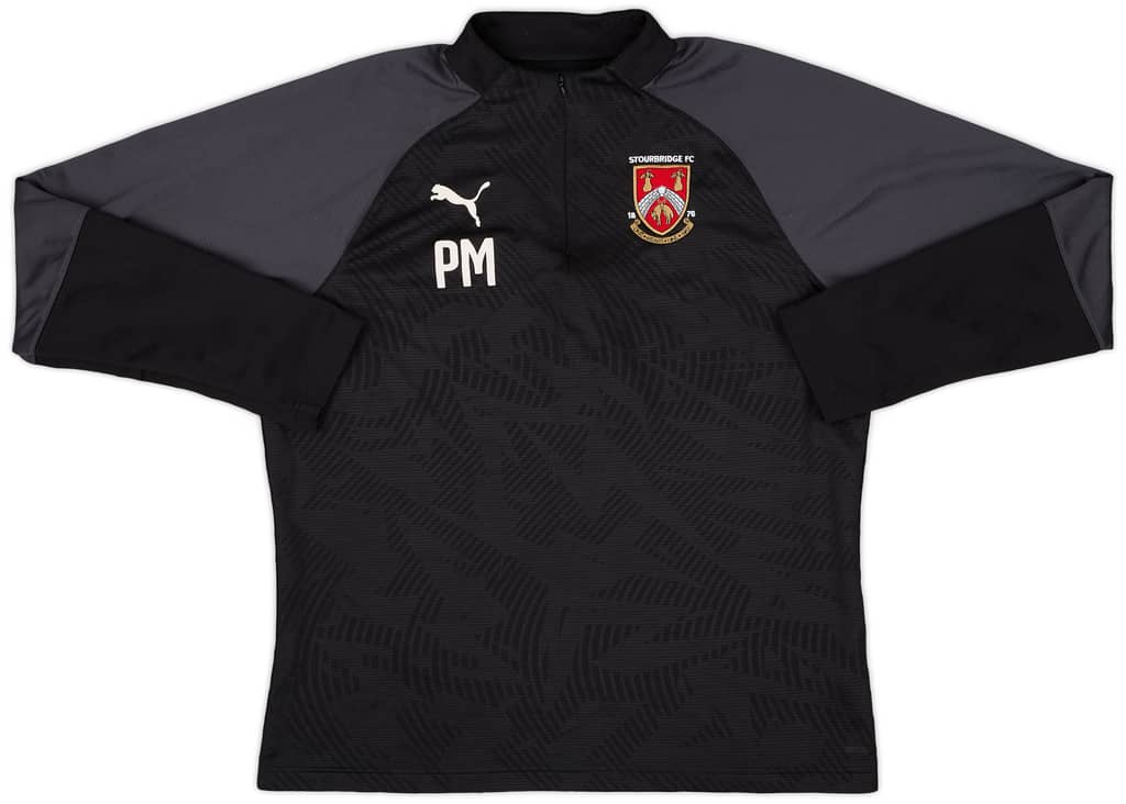 2018-19 Stourbridge Staff Issue Puma 1/4 Zip Training Top PM - 8/10 - (L)