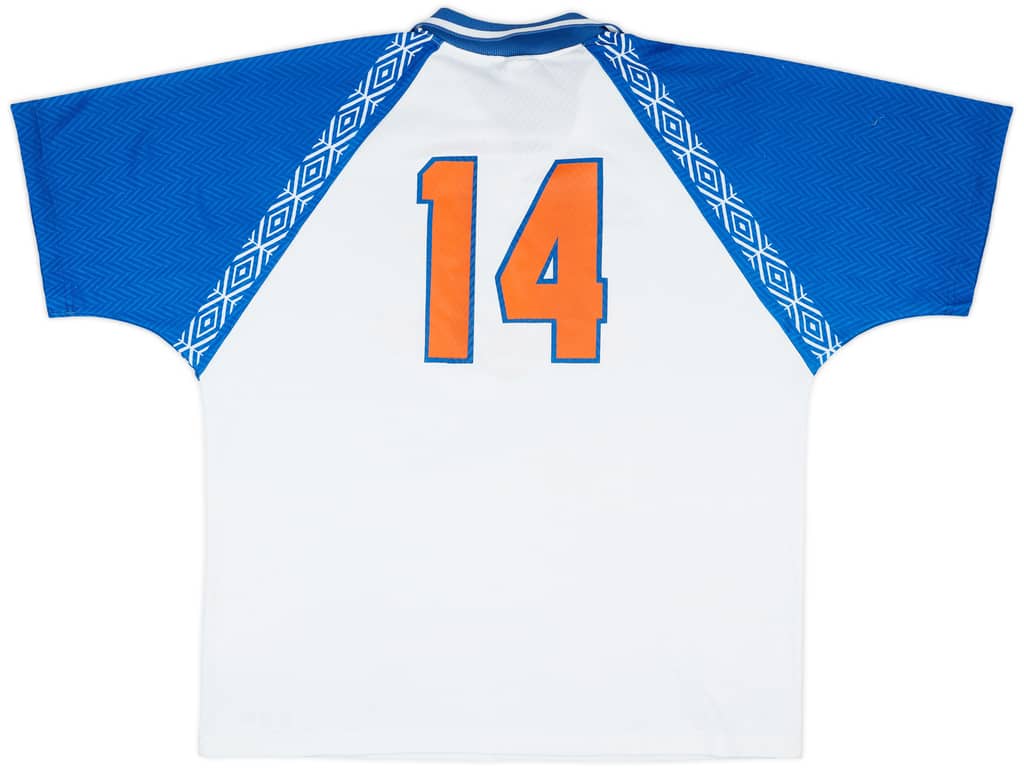 1994-96 Charlotte Eagles Match Issue Home Shirt #14