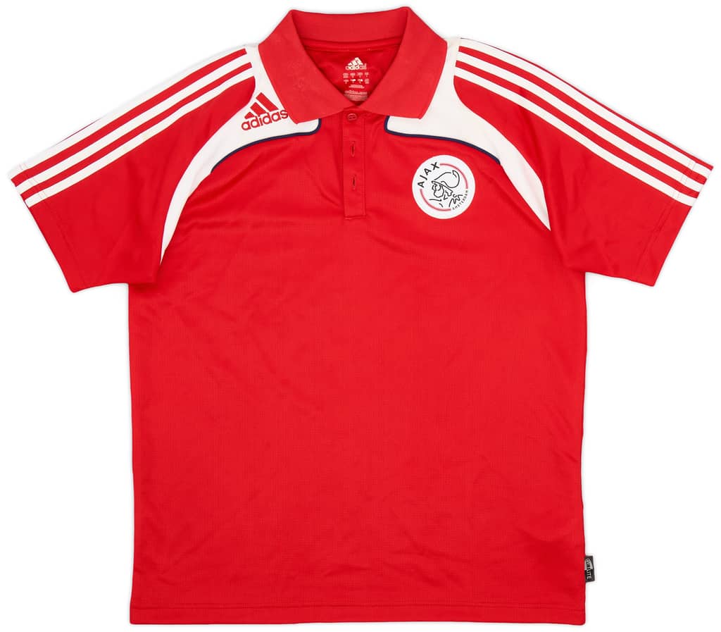 2008-09 Ajax adidas Polo Shirt - 8/10 - (M/L)