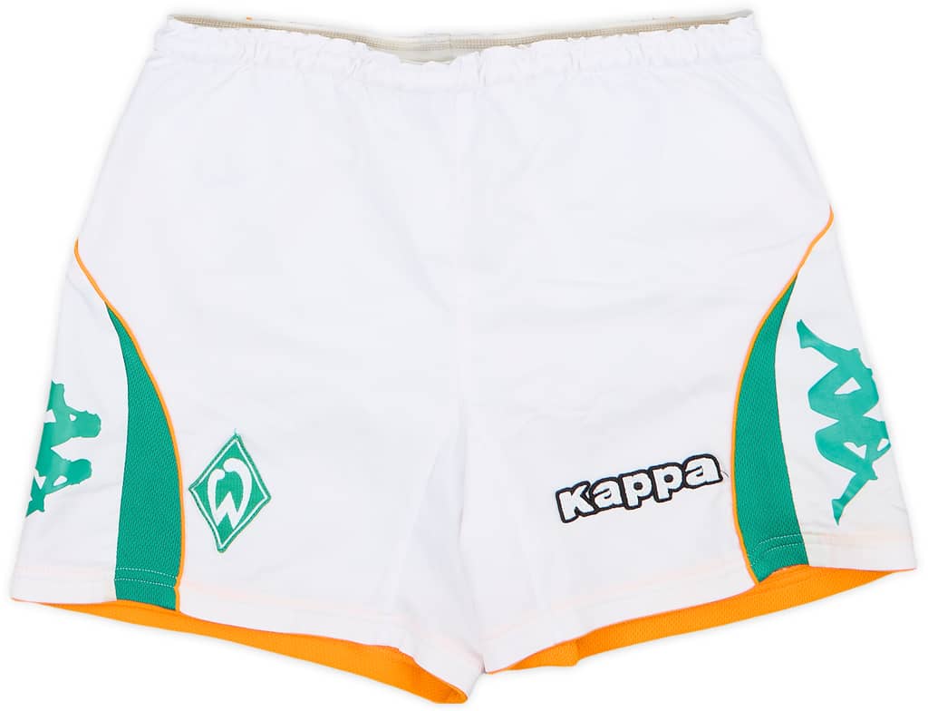 2007-08 Werder Bremen Home Shorts - 6/10 - (M.Boys)