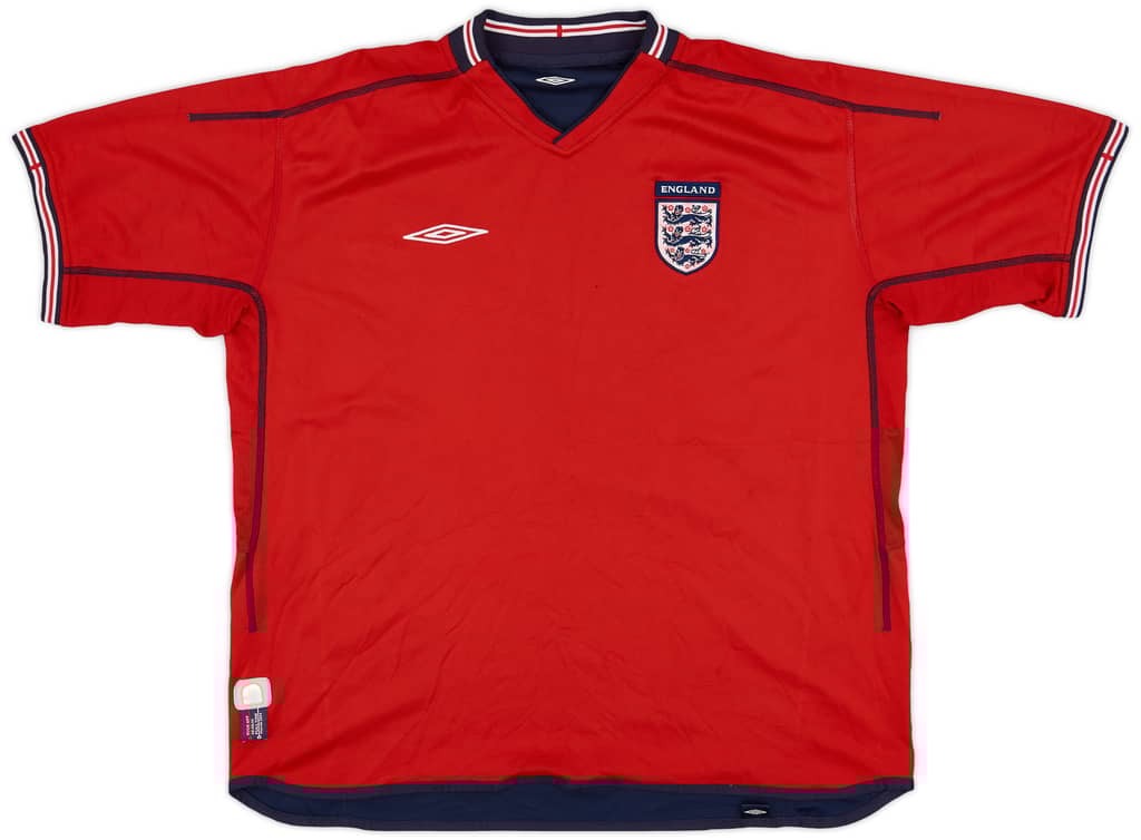 2002-04 England Away Shirt - 5/10 - (XL)