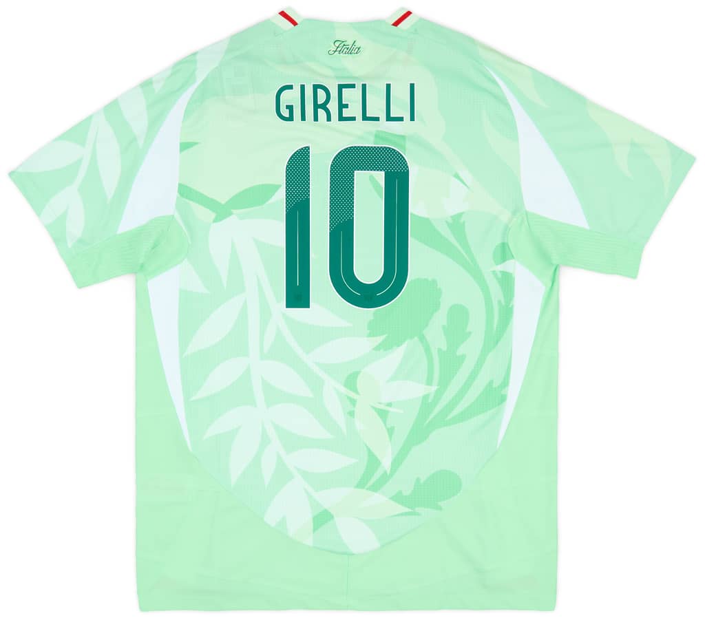 2025-26 Italy Women's Authentic Away Shirt Girelli #10 (Unisex Fit) 