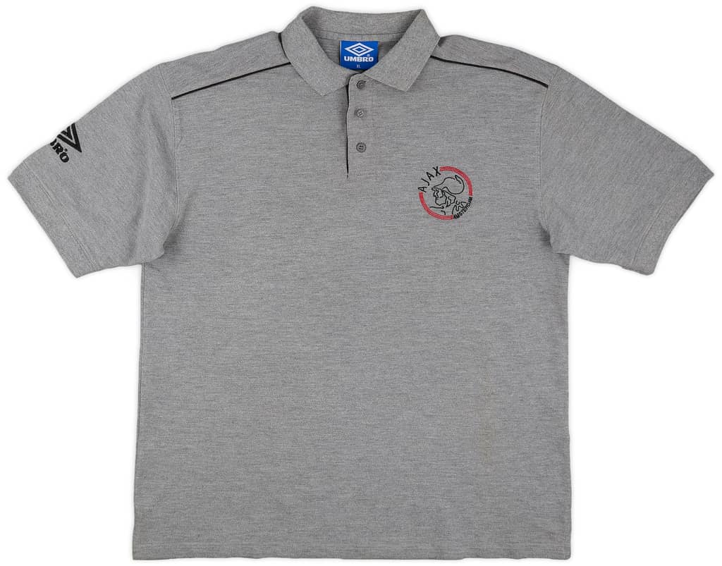 1998-99 Ajax Umbro Polo Shirt - 9/10 - (XL)