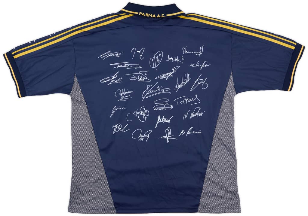 2001-02 Parma 'Signed' Finale TIM Cup Away Shirt - 9/10 - (XL)