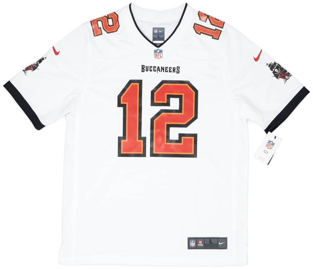 2020-22 Tampa Bay Buccaneers Brady #12 Nike Game Away Jersey (L)