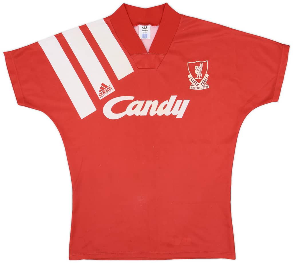 1991-92 Liverpool Home Shirt - 8/10 - (S)