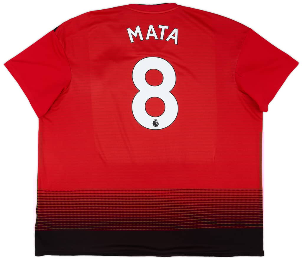 2018-19 Manchester United Home Shirt Mata #8 - 7/10 - (3XL)