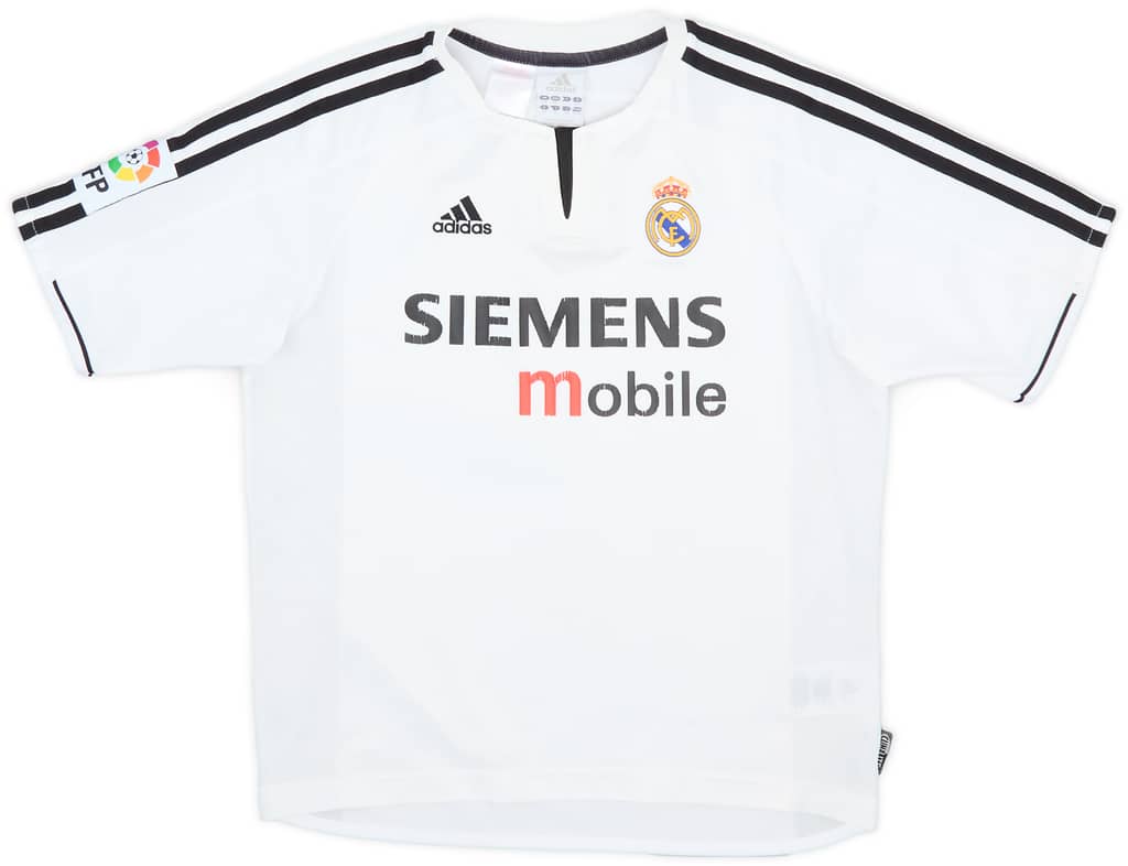 2003-04 Real Madrid Home Shirt - 6/10 - (L.Boys)