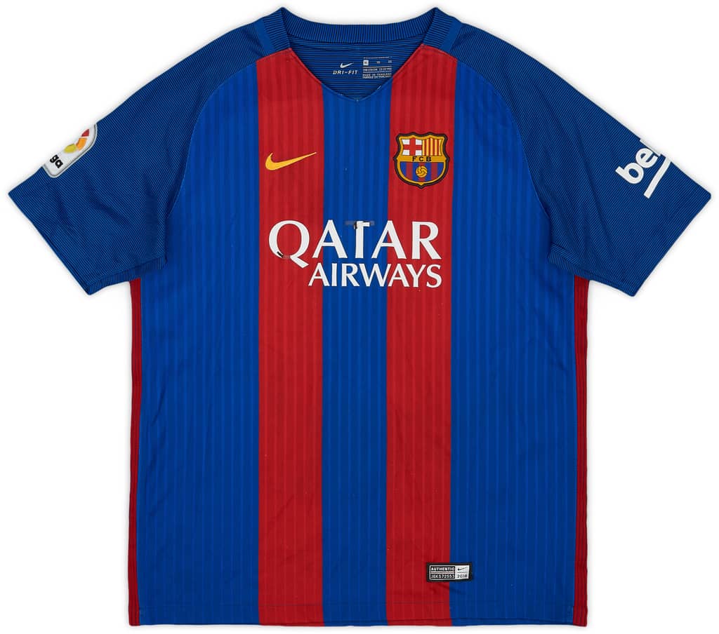 2016-17 Barcelona Home Shirt - 5/10 - (XL.Boys)