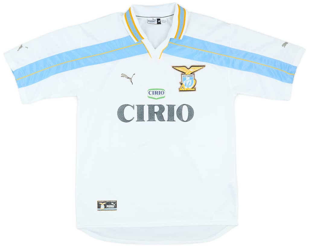 1999-00 Lazio Centenary Home Shirt Mancini #10 - 4/10 - (M)