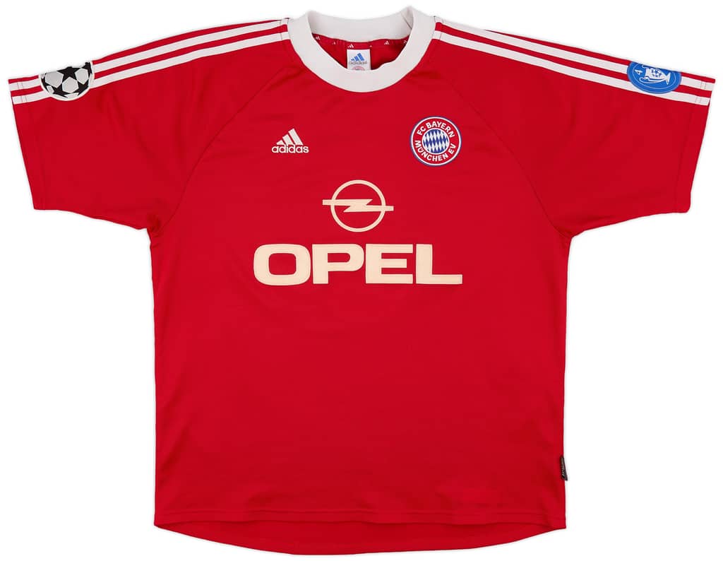 2001-02 Bayern Munich CL Shirt Elber #9 - 8/10 - (L)